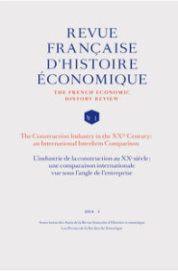 Read more about the article Revue française d’histoire économique  : Numéro 1 (2014/1)