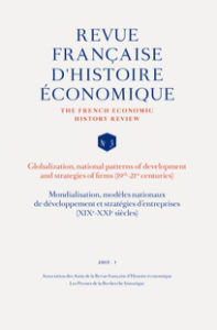 Read more about the article Revue française d’histoire économique : Numéro 3 (2015/1)